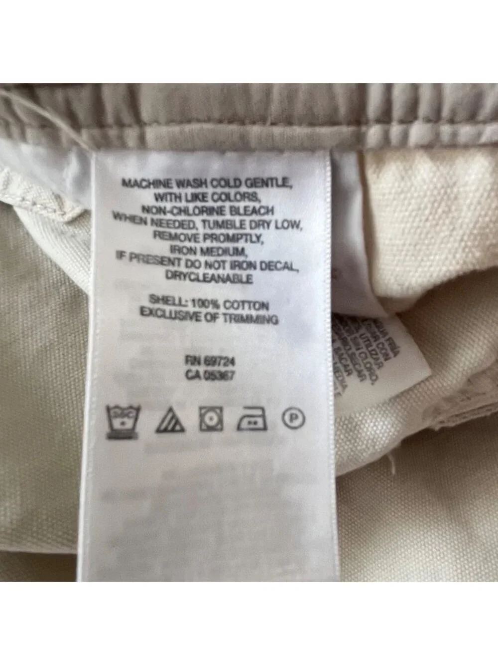 Columbia Cargo Shorts Mens 40X11 Tan Canvas Omnishield